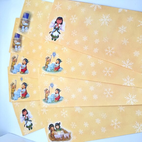 St. Labre Indian School Christmas Greeting Cards Lot Of 9 W/ Envelopes - Picture 10 of 13
